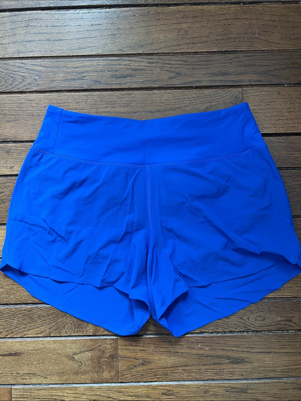 Lululemon Cerulean Blue Speed Up 4" Shorts Size Small Worn Once Rare Gem